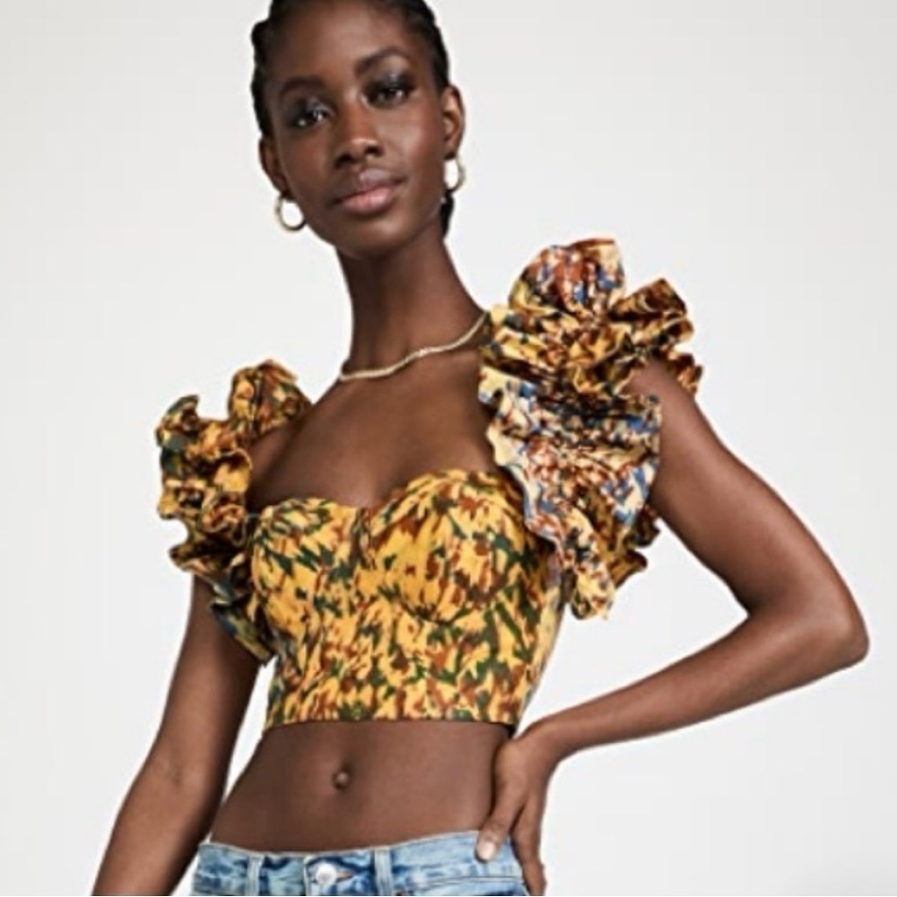 Sika Ikat Bustier Top Size 8